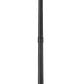 Z-Lite Rainer 5015PHXLR-564P-BK 5-Light Black Aluminum Outdoor Post Mounted Fixture With Clear Seedy Glass Shade