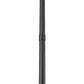 Z-Lite Rainer 5015PHXLR-564P-BK 5-Light Black Aluminum Outdoor Post Mounted Fixture With Clear Seedy Glass Shade