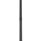 Z-Lite Rainer 5015PHXLR-564P-BK 5-Light Black Aluminum Outdoor Post Mounted Fixture With Clear Seedy Glass Shade