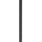 Z-Lite Rainer 5015PHXLS-536P-BK 5-Light Black Aluminum Outdoor Post Mounted Fixture With Clear Seedy Glass Shade