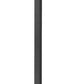 Z-Lite Rainer 5015PHXLS-536P-BK 5-Light Black Aluminum Outdoor Post Mounted Fixture With Clear Seedy Glass Shade