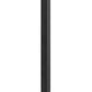 Z-Lite Rainer 5015PHXLS-536P-BK 5-Light Black Aluminum Outdoor Post Mounted Fixture With Clear Seedy Glass Shade