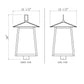 Z-Lite Rainer 5015PHXLS-BK 5-Light Black Aluminum Outdoor Post Mount Fixture With Clear Seedy Glass Shade