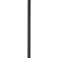Z-Lite Rainer 5015PHXXLR-511P-BK 6-Light Black Aluminum Outdoor Post Mounted Fixture With Clear Seedy Glass Shade
