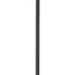 Z-Lite Rainer 5015PHXXLR-511P-BK 6-Light Black Aluminum Outdoor Post Mounted Fixture With Clear Seedy Glass Shade