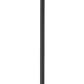 Z-Lite Rainer 5015PHXXLR-511P-BK 6-Light Black Aluminum Outdoor Post Mounted Fixture With Clear Seedy Glass Shade