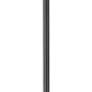 Z-Lite Raphael 3-Light Sand Black Aluminum Frame Clear Seedy Glass Shade Outdoor Post Mounted Fixture