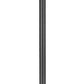 Z-Lite Raphael 3-Light Sand Black Aluminum Frame Clear Seedy Glass Shade Outdoor Post Mounted Fixture