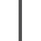 Z-Lite Raphael 5029PHBR-519P-BK 3-Light Sand Black Aluminum Frame Clear Seedy Glass Shade Outdoor Post Mounted Fixture