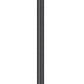 Z-Lite Raphael 5029PHBR-519P-BK 3-Light Sand Black Aluminum Frame Clear Seedy Glass Shade Outdoor Post Mounted Fixture