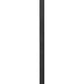Z-Lite Raphael 5029PHBS-536P-BK 3-Light Sand Black Aluminum Frame Clear Seedy Glass Shade Outdoor Post Mounted Fixture