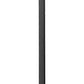 Z-Lite Raphael 5029PHBS-536P-BK 3-Light Sand Black Aluminum Frame Clear Seedy Glass Shade Outdoor Post Mounted Fixture