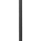 Z-Lite Raphael 5029PHBS-536P-BK 3-Light Sand Black Aluminum Frame Clear Seedy Glass Shade Outdoor Post Mounted Fixture