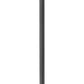 Z-Lite Raphael 5029PHXLR-5011P-BK 4-Light Sand Black Aluminum Frame Clear Seedy Glass Shade Outdoor Post Mounted Fixture