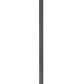 Z-Lite Raphael 5029PHXLR-5011P-BK 4-Light Sand Black Aluminum Frame Clear Seedy Glass Shade Outdoor Post Mounted Fixture