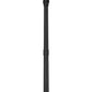 Z-Lite Raphael 5029PHXLR-564P-BK 4-Light Sand Black Aluminum Frame Clear Seedy Glass Shade Outdoor Post Mounted Fixture