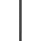 Z-Lite Raphael 5029PHXXLR-5010P-BK 5-Light Sand Black Aluminum Frame Clear Seedy Glass Shade Outdoor Post Mounted Fixture