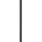 Z-Lite Raphael 5029PHXXLR-5010P-BK 5-Light Sand Black Aluminum Frame Clear Seedy Glass Shade Outdoor Post Mounted Fixture