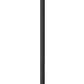 Z-Lite Raphael 5029PHXXLR-5010P-BK 5-Light Sand Black Aluminum Frame Clear Seedy Glass Shade Outdoor Post Mounted Fixture