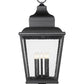 Z-Lite Raphael 5029PHXXLR-BK 5-Light Sand Black Aluminum Frame Clear Seedy Glass Shade Outdoor Post Mount Fixture