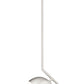 Z-Lite Realm Sphere 11" 1-Light Medium Base Brushed Nickel Steel Matte Opal Glass Shade Pendant Lighting