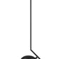 Z-Lite Realm Sphere 11" 1-Light Medium Base Matte Black Steel Matte Opal Glass Shade Pendant Lighting