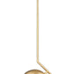 Z-Lite Realm Sphere 11" 1-Light Medium Base Modern Gold Steel Matte Opal Glass Shade Pendant Lighting