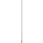 Z-Lite Realm Sphere 9" 1-Light Medium Base Brushed Nickel Steel Matte Opal Glass Shade Pendant Lighting