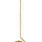 Z-Lite Realm Sphere 9" 1-Light Medium Base Modern Gold Steel Matte Opal Glass Shade Pendant Lighting