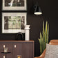 Z-Lite Regent 8" 1-Light Matte Black Steel Wall Sconce