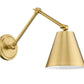 Z-Lite Regent 8" 1-Light Modern Gold Steel Wall Sconce