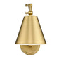 Z-Lite Regent 8" 1-Light Modern Gold Steel Wall Sconce