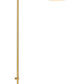 Z-Lite Regent 8" 1-Light Modern Gold Steel Wall Sconce
