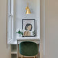 Z-Lite Regent 8" 1-Light Modern Gold Steel Wall Sconce