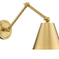 Z-Lite Regent 8" 1-Light Modern Gold Steel Wall Sconce