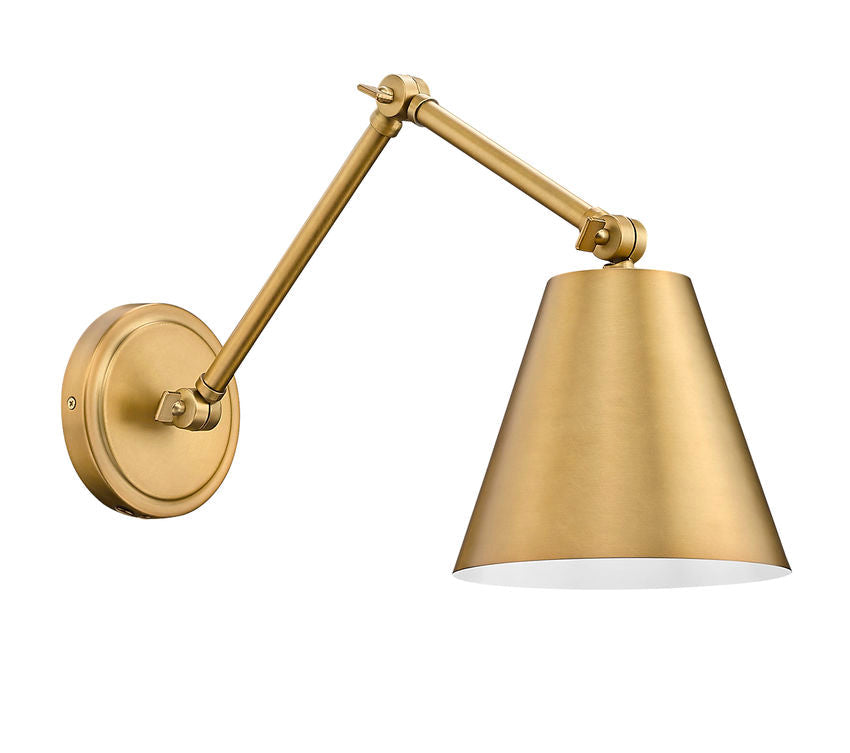 Z-Lite Regent 8" 1-Light Rubbed Brass Steel Wall Sconce