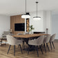 Z-Lite Renaud 13" 1-Light LED-Integrated Matte Black Steel Frame Feathered White Glass Shade Pendant Light