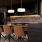 Z-Lite Renaud 13" 1-Light LED-Integrated Modern Gold Steel Frame Feathered White Glass Shade Pendant Light