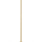 Z-Lite Renaud 13" 1-Light LED-Integrated Modern Gold Steel Frame Feathered White Glass Shade Pendant Light
