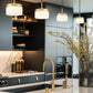 Z-Lite Renaud 7" 1-Light LED-Integrated Modern Gold Steel Frame Feathered White Glass Shade Pendant Light