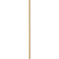 Z-Lite Renaud 9" 1-Light LED-Integrated Modern Gold Steel Frame Feathered White Glass Shade Pendant Light