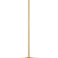 Z-Lite Renaud 9" 1-Light LED-Integrated Modern Gold Steel Frame Feathered White Glass Shade Pendant Light