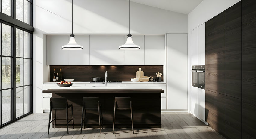 Z-Lite Reznor 18" 1-Light Matte Black Steel Frame Matte Opal Glass Shade Pendant Light