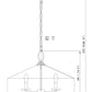 Z-Lite Rialto 22" 5-Light Candelabra Matte Black Steel With Signature Rubbed Brass Inner Shade Pendant Light