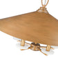 Z-Lite Rialto 22" 5-Light Candelabra Signature Gold Steel Pendant Light