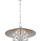 Z-Lite Rialto 22" 5-Light Candelabra Signature Pewter Steel Pendant Light