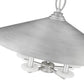 Z-Lite Rialto 22" 5-Light Candelabra Signature Pewter Steel Pendant Light