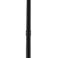 Z-Lite Roundhouse 14" W x 113" H 1-Light Black Aluminum Frame Clear Seedy Glass Shade Outdoor Post Mounted Fixture