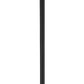 Z-Lite Roundhouse 569MP3-519P-BK 3-Light Black Aluminum Frame Clear Seedy Glass Shade Outdoor Post Mounted Fixture