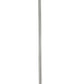 Z-Lite Rubicon 5" 1-Light LED Brushed Nickel Mini Pendant Light With Clear Glass Shade